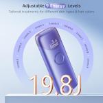 Painless IPL Hair Removal Device with Cooling