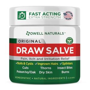 OWELL Naturals Drawing Salve for Skin Relief