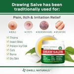OWELL Naturals Drawing Salve for Skin Relief