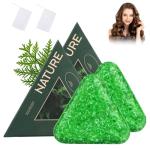 Nature Triangle Shampoo Bar Set with Foaming Nets