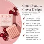 Kitsch Tart Cherry Soap Bar - Eco-Friendly Cleanser