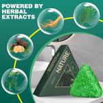 Nature Triangle Shampoo Bar Set with Foaming Nets