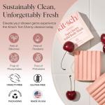 Kitsch Tart Cherry Soap Bar - Eco-Friendly Cleanser