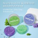 Lavender Mint Shampoo Bar for Oily Hair (2 Pack)
