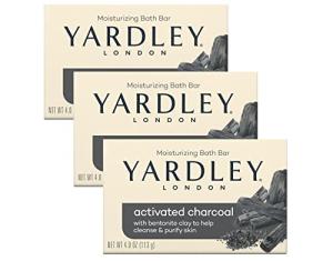 Yardley Charcoal Bath Bar 4oz - Set of 3