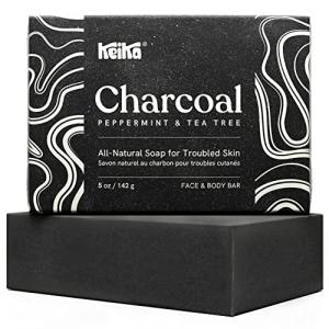 Keika Charcoal Soap Bar for Eczema and Oily Skin