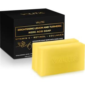 Brightening Lemon & Turmeric Kojic Acid Soap 2 Pack
