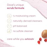Dove Pomegranate & Shea Body Scrub for Radiant Skin