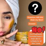 Minimo Glow Turmeric Face Scrub with Citrus Peach