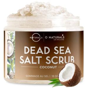 Coconut Oil Dead Sea Salt Scrub for Clear Skin