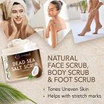 Coconut Oil Dead Sea Salt Scrub for Clear Skin
