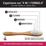 Coconut Body Scrub Set with Exfoliants and Tools