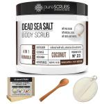 Coconut Body Scrub Set with Exfoliants and Tools