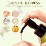 Portable 60ml Frosted Glass Pump Bottle