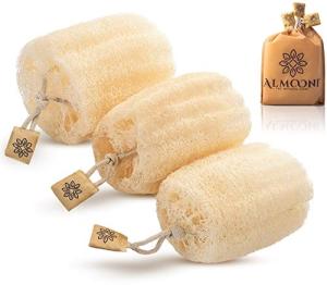Egyptian Loofah Body Scrubber Set - 3 Count