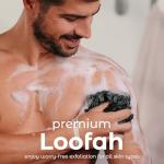 MainBasics Exfoliating Bath Loofah Sponge Set