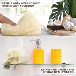 Egyptian Loofah Body Scrubber Set - 3 Count