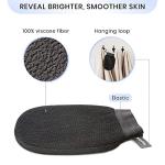 Korean Exfoliating Mitts for Smooth Skin - 2 Pack