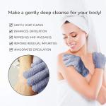 Evridwear Exfoliating Bath Gloves for Body Scrubs
