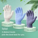 Evridwear Exfoliating Bath Gloves for Body Scrubs