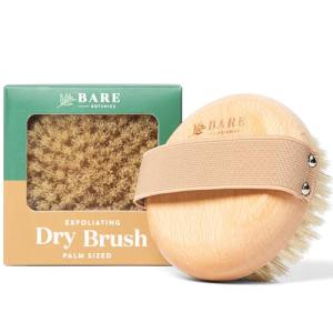Bare Botanics Dry Body Brush for Gentle Exfoliation