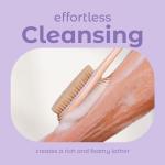 MainBasics Lavender Back Scrubber with Long Handle