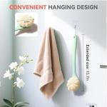 Back Scrubber with Handle for Easy Shower Cleanse