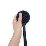 Soft Silicone Back Scrubber with Long Handle