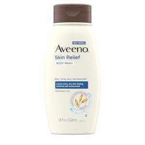 Aveeno Fragrance-Free Skin Relief Body Wash, 18 fl. oz