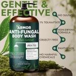 Tea Tree Oil Antifungal Body Wash with Scrubber