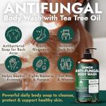 Tea Tree Oil Antifungal Body Wash with Scrubber