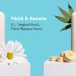 Hempz Natural Hemp Oil Body Moisturizer, Floral Banana