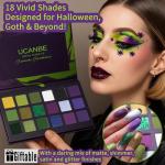 Gothic Eyeshadow Palette - 18 Colors for Halloween