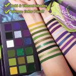 Gothic Eyeshadow Palette - 18 Colors for Halloween