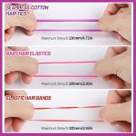 Colorful Elastic Hair Bands with Clips Set