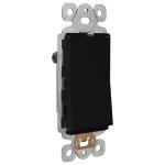 Elegant Black Minimalist Light Switch - 2 Pack