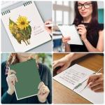 Stylish Green Minimalist Spiral Notebooks - 2 Pack