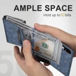 Gradient Blue RFID Blocking Slim Wallet for Men