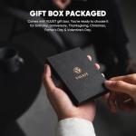 VULKIT Leather Money Clip with Minimalist Style