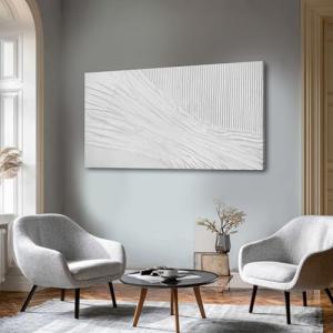 Sheyoye Textured Wall Art Canvas, 20x40 Inches
