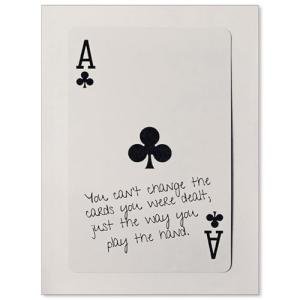 Funky Black and White Poker Canvas Wall Art