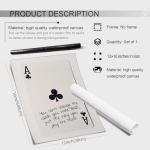 Funky Black and White Poker Canvas Wall Art