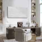 Sheyoye Textured Wall Art Canvas, 20x40 Inches