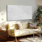 Sheyoye Textured Wall Art Canvas, 20x40 Inches