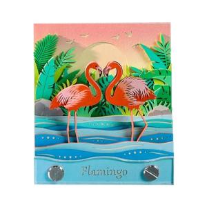 Flamingo 3D Memo Pad - Artistic Desk Decor