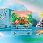 Flamingo 3D Memo Pad - Artistic Desk Decor