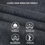 Embroidered Classic Fit Black Denim Work Pants