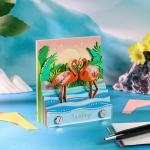 Flamingo 3D Memo Pad - Artistic Desk Decor