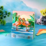 Flamingo 3D Memo Pad - Artistic Desk Decor