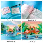 Flamingo 3D Memo Pad - Artistic Desk Decor